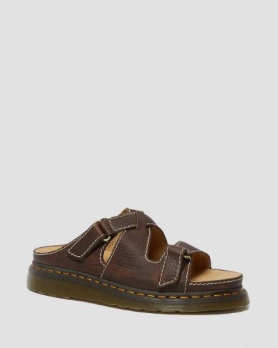 Sandalias Con Tiras Dr Martens Bradfield Rugged Cuero Para Mujer DR9753R